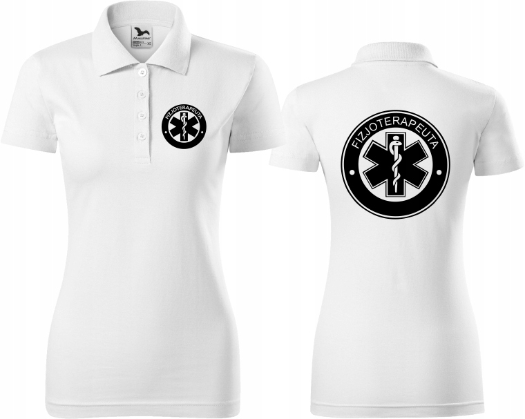 

Damska Medyczna Koszulka Polo Fizjoterapeuta