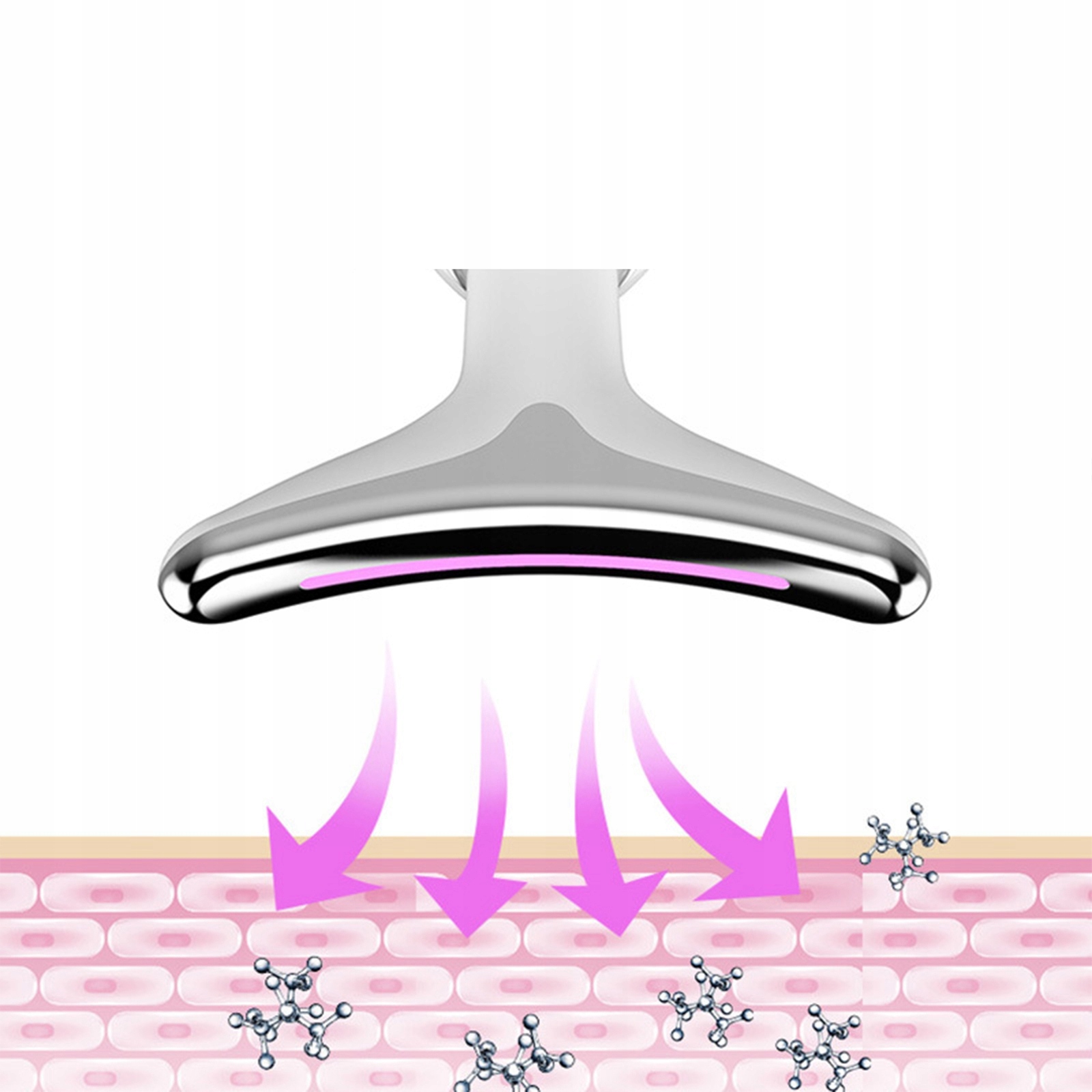 USUWANIE LINII SZYI PIELĘGNACJA SZYI MASAŻER Moc 2.5 W