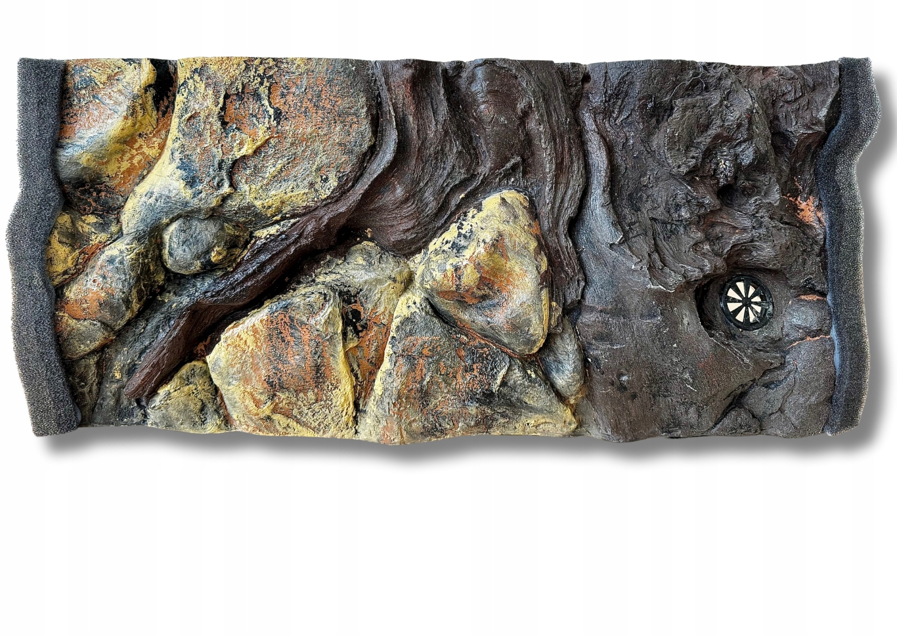 Levně Strukturované vnitřní pozadí pro akvárium Amazonka 60x30 cm