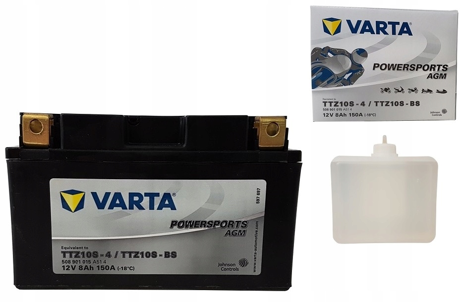 

Akumulator Agm YTZ10S-BS 12V 8Ah 150A Varta