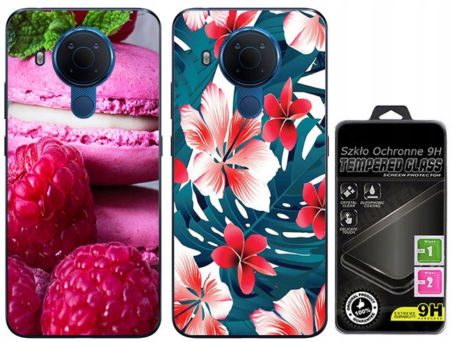 

2 x Etui Silikon Do Nokia 5.4 Szkło