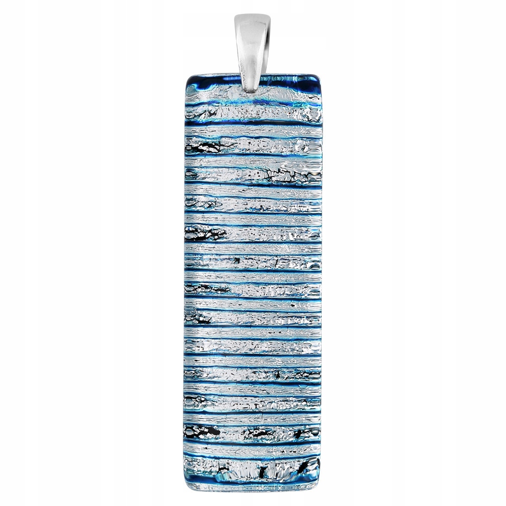 Dámský stříbrný přívěsek Harf sklo murano