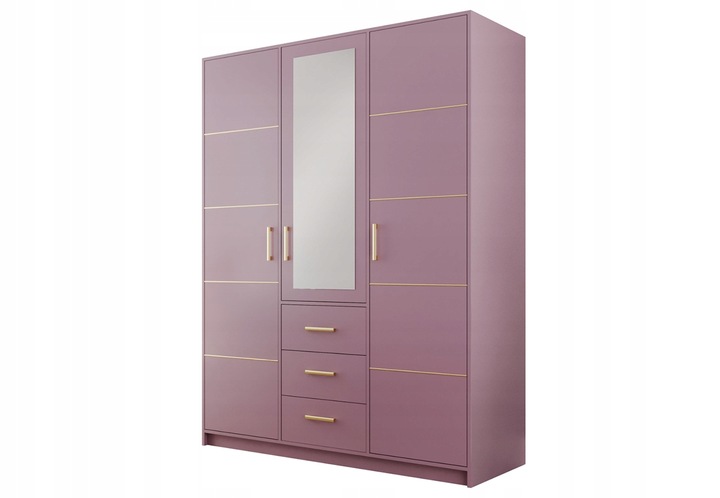 Zestaw mebli dla dziewczynki BALI śliwka szafa Kolor frontów inny kolor