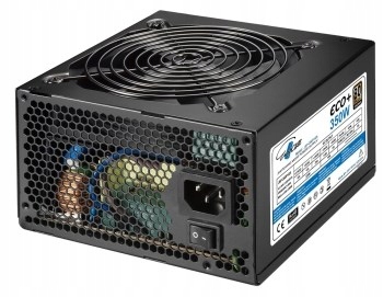Eurocase zdroj 350W Eco+, 120mm, 80+ Bronze, Atx ECO350