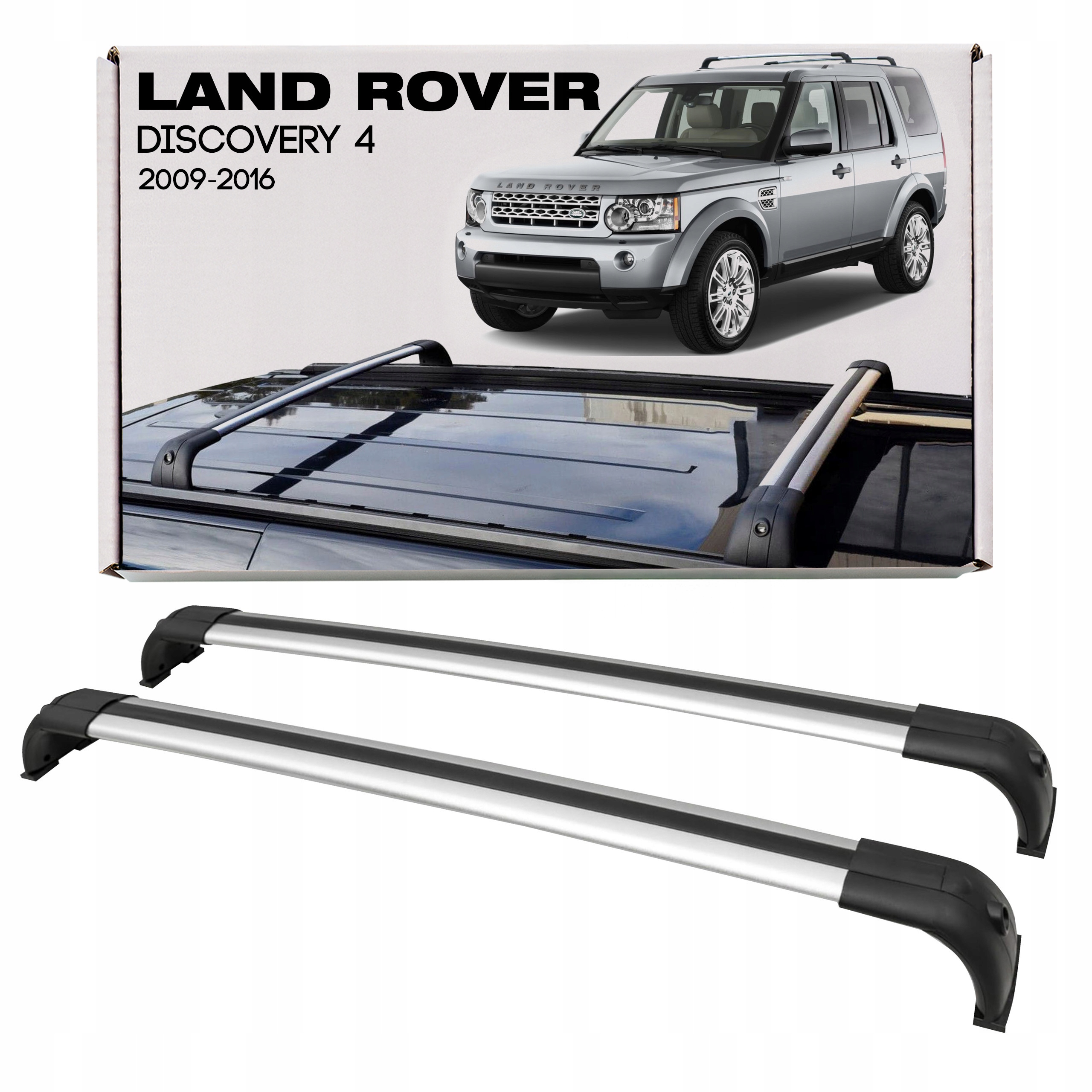 Striebrné Priečne Nosníky Land Rover Discovery 4 L319 2009-2016 VPLAR0001