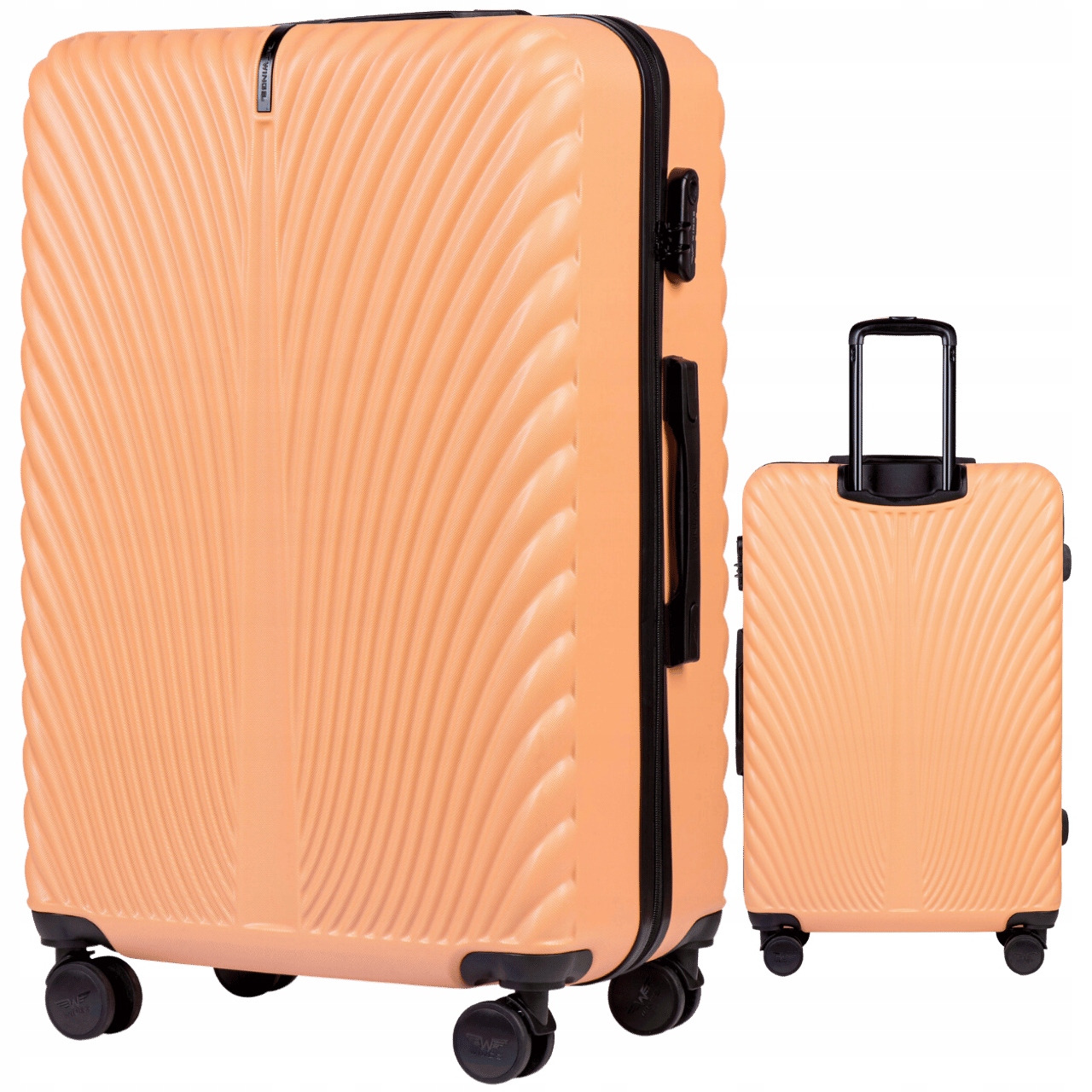 XXL kufr Wings Velký kufr na 4 kolečkách z materiálu Abs+ Registrovaný 28"