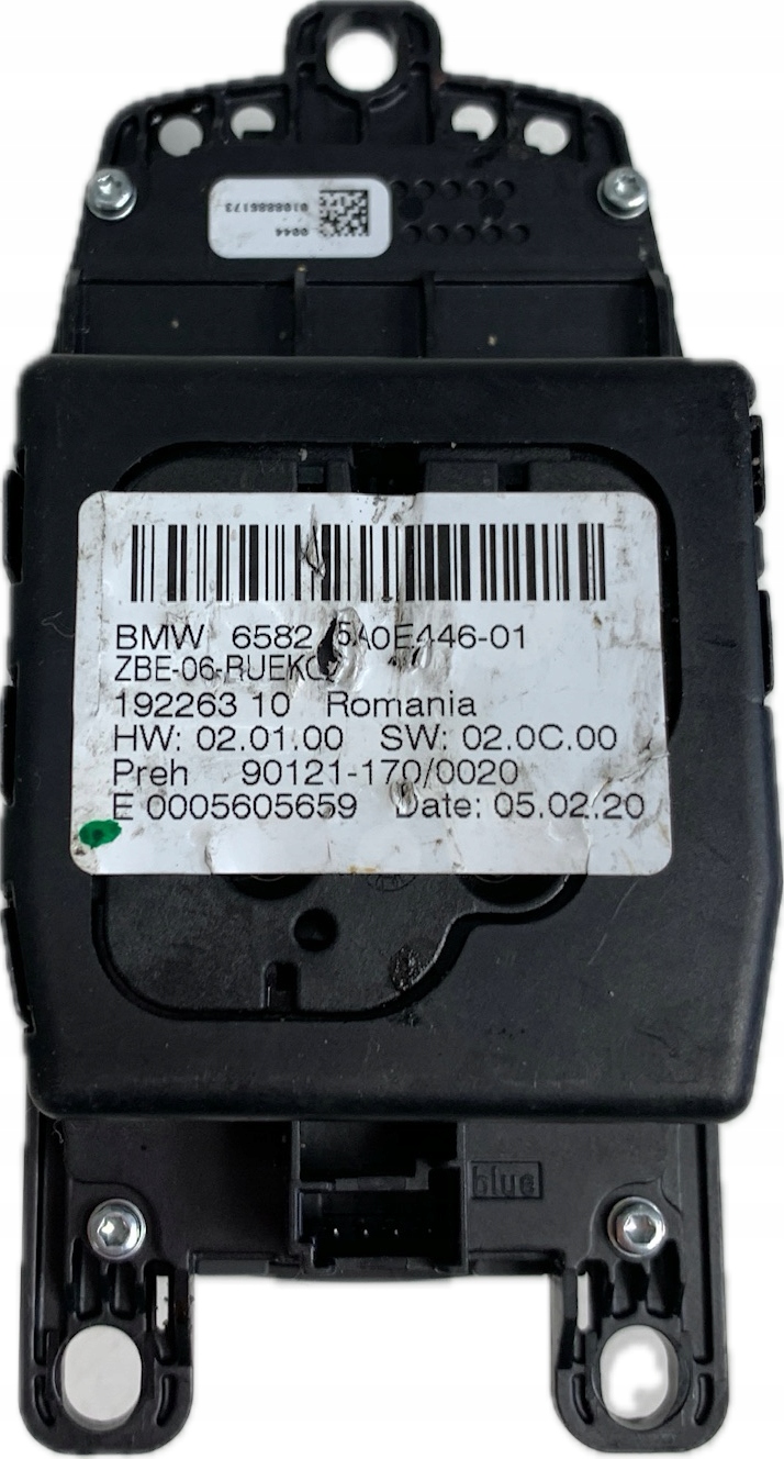 control panel switch IDRIVE BMW F30 F48 F39 5A0E446