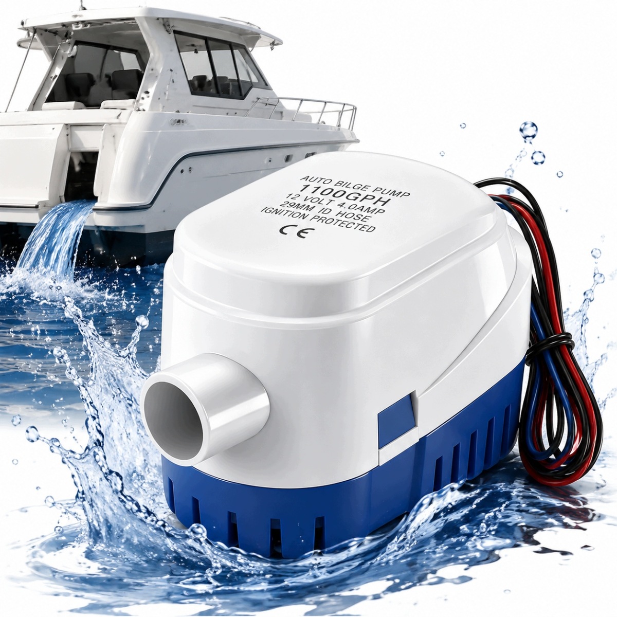 Pompa Zęzowa Automatyczna 12V 1100GPH