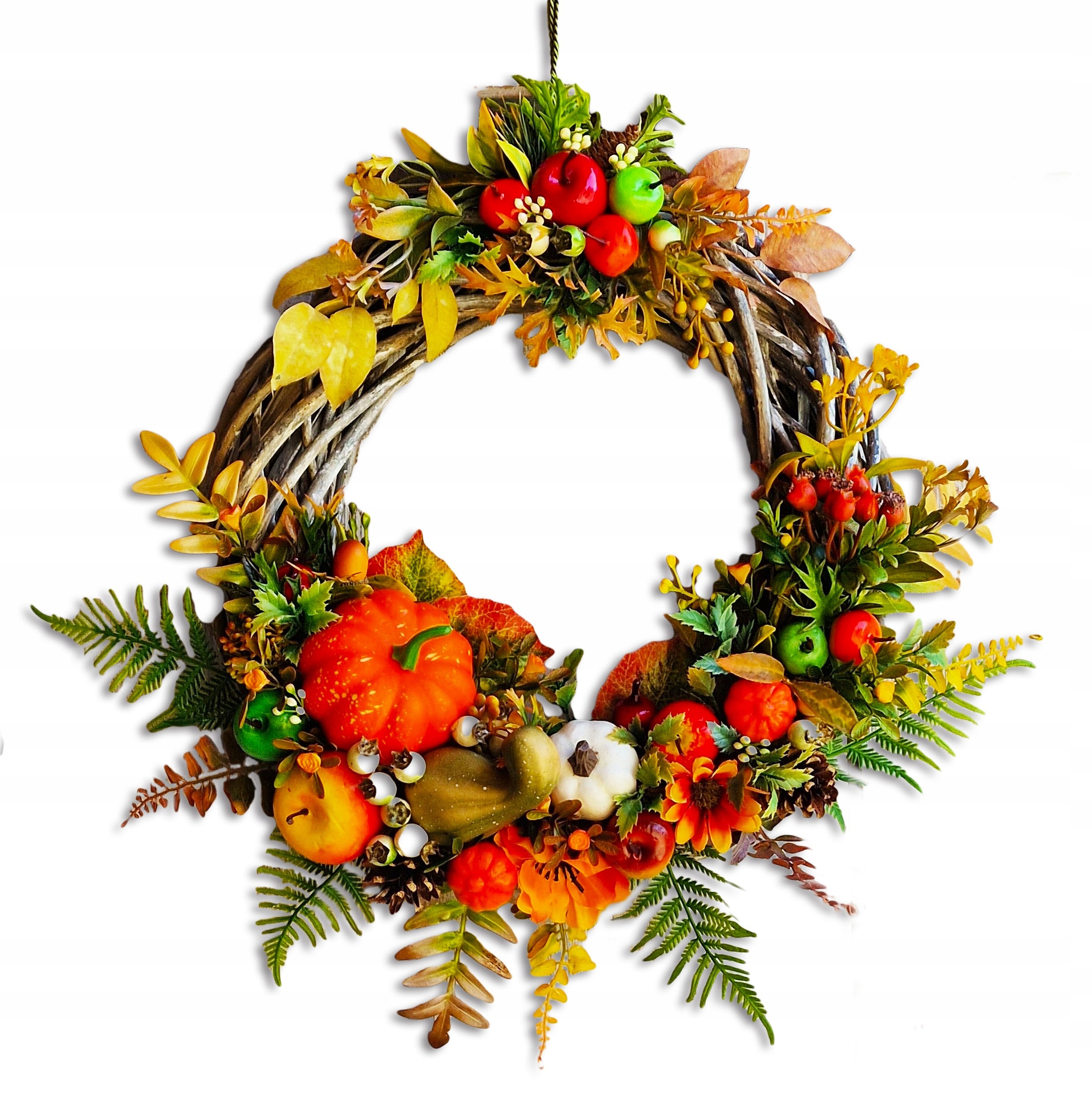 WIANEK JESIENNY STROIK JESIENNA DEKORACJA DRZWI