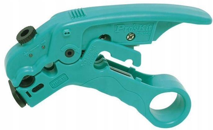 Ściągacz izolacji UTP/STP, RG-59/6/7/11, Proskit, CP-508