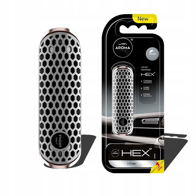

Zapach samochodowy Hex-silver-aroma
