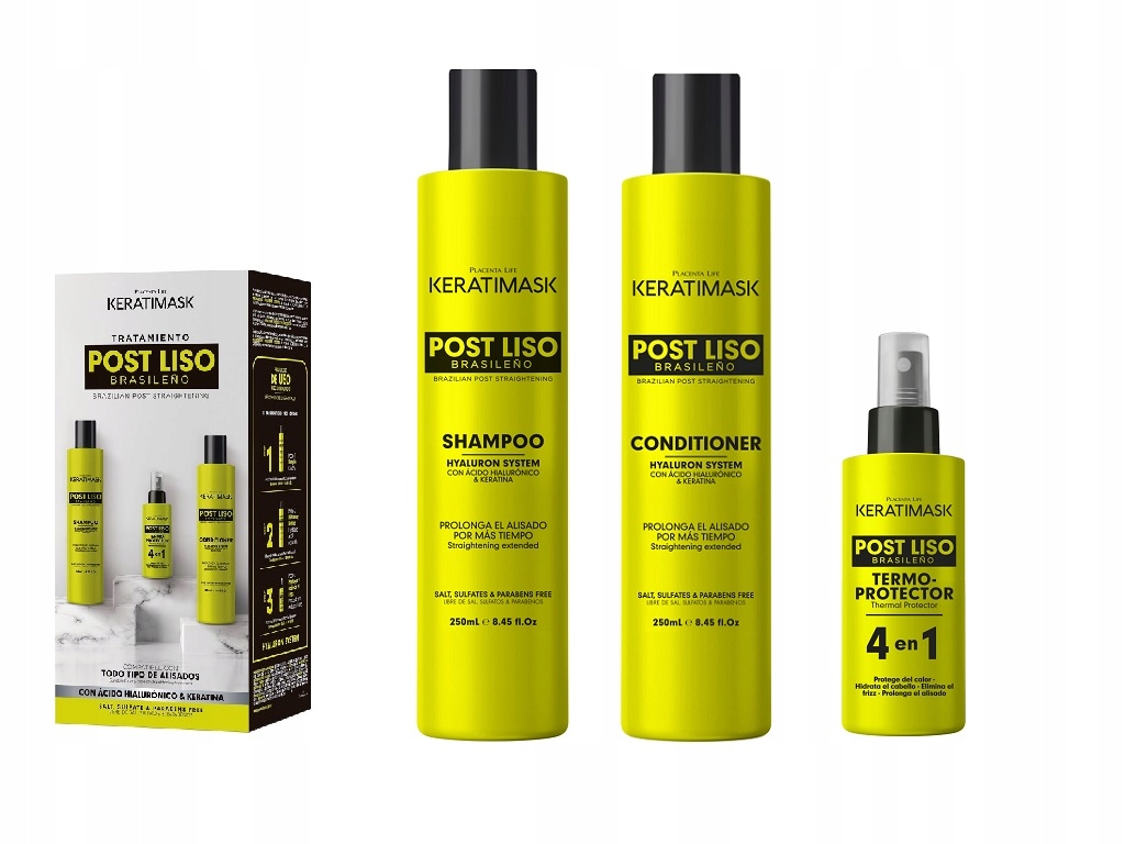 Zestaw do pielęgnacji PLACENTA LIFE POST Liso Pojemność 550 ml