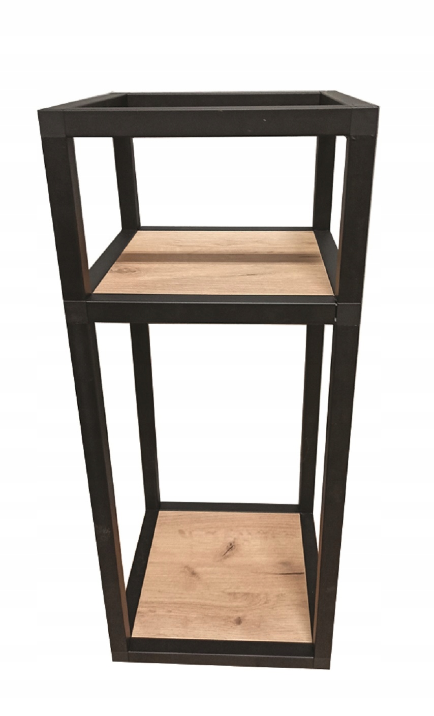 Stojan Na Květiny Se Dvěma Loftovými Policemi, 60 CM, Hliníkový