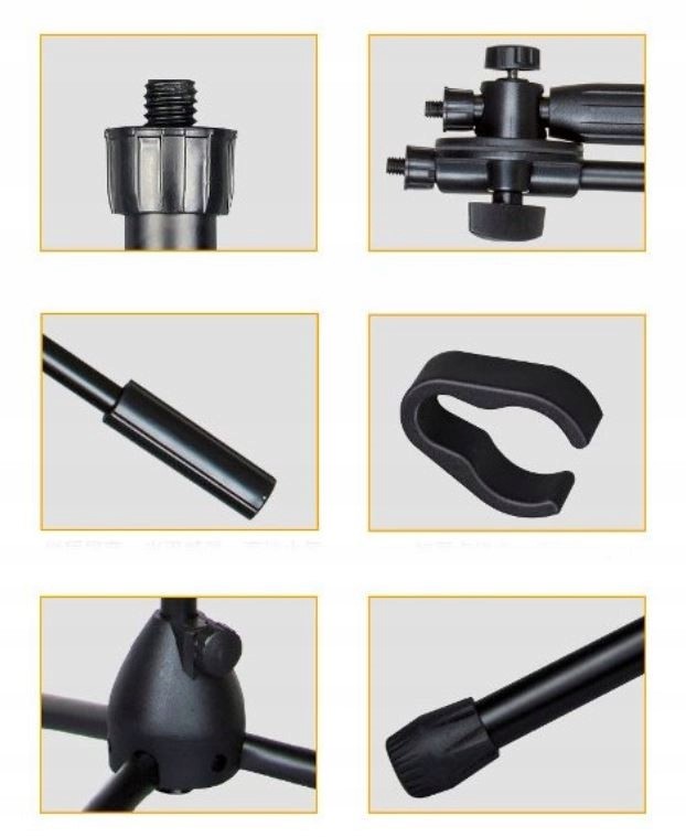 Statyw estradowy SM803 mikrofonowy 200cm 2 uchwyty Model SM803