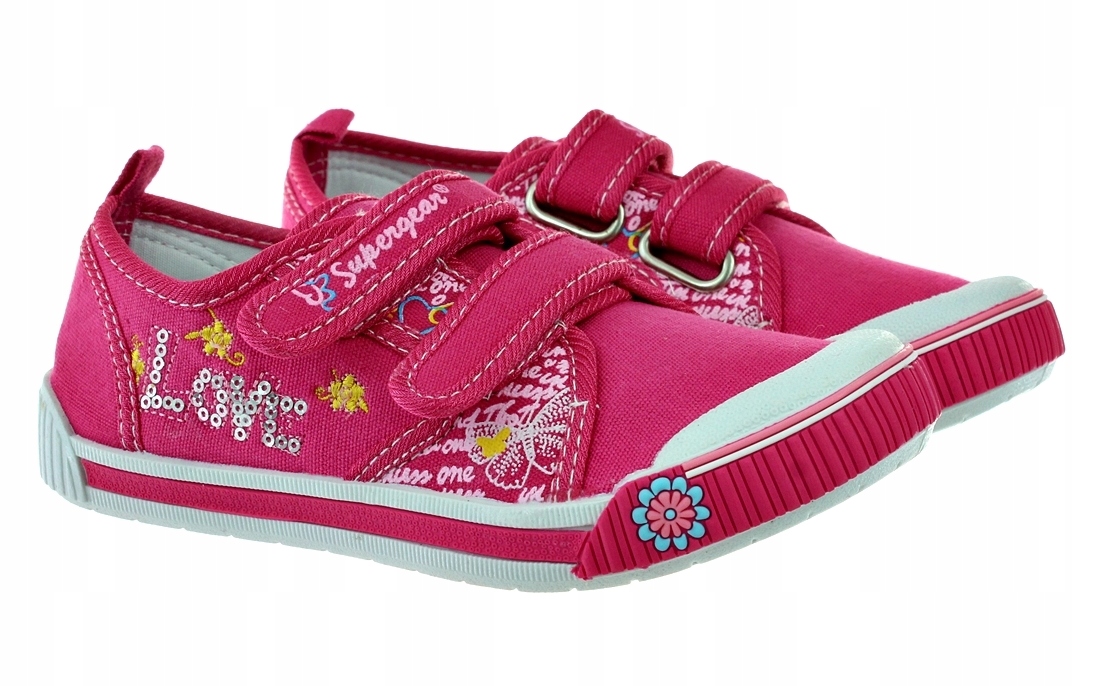 

Buty Sportowe Na Rzep Fuksja Tenisówki 6254 roz 26