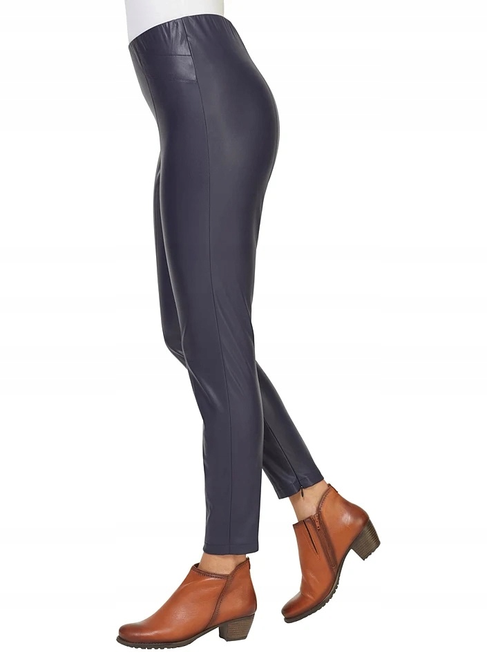 LINEA TESINI SPODNIE TREGGINSY SKÓRZANE 42/44 Marka Heine