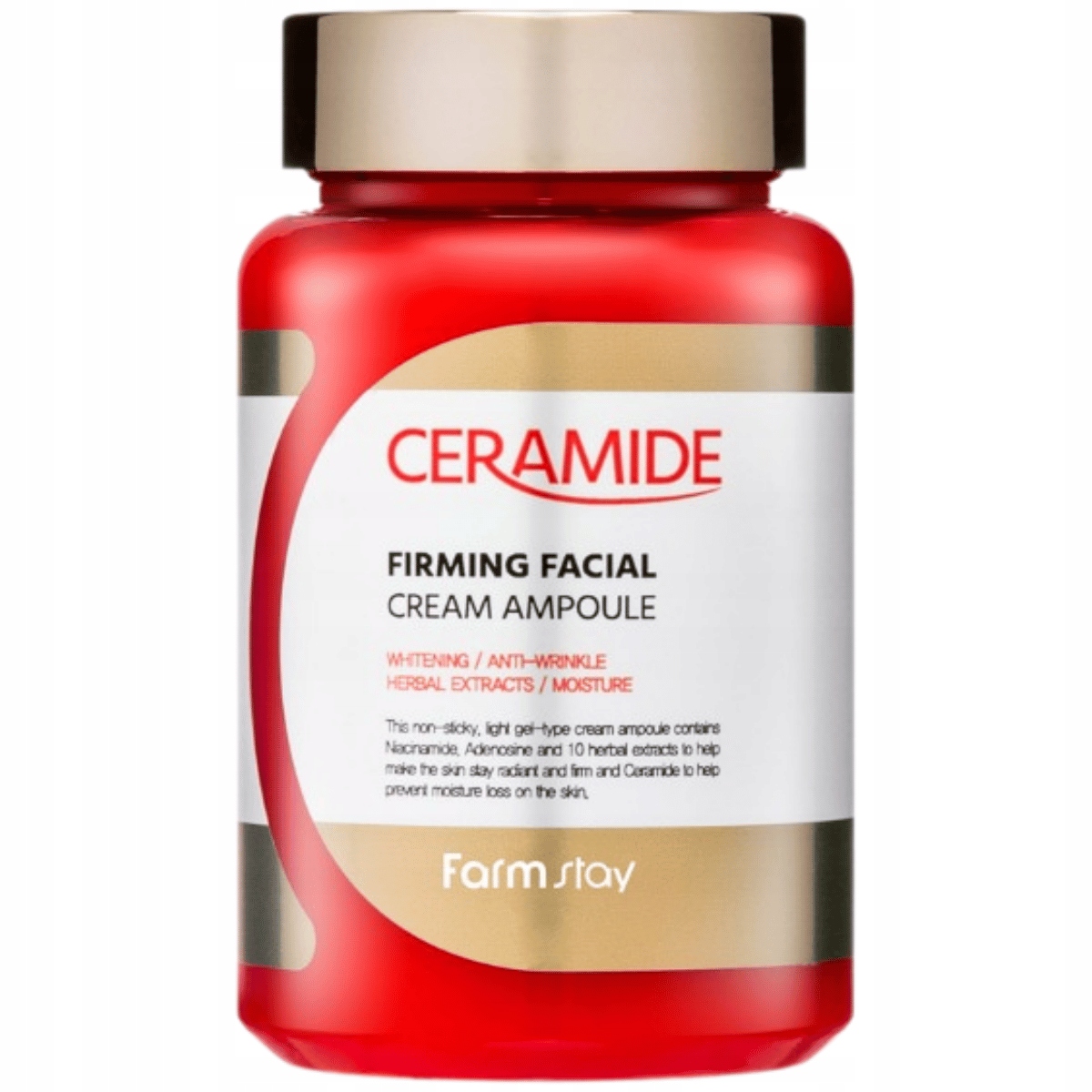 Farmstay Ceramide Firming Facial Cream Ampoule, 250 ml hydratační krém