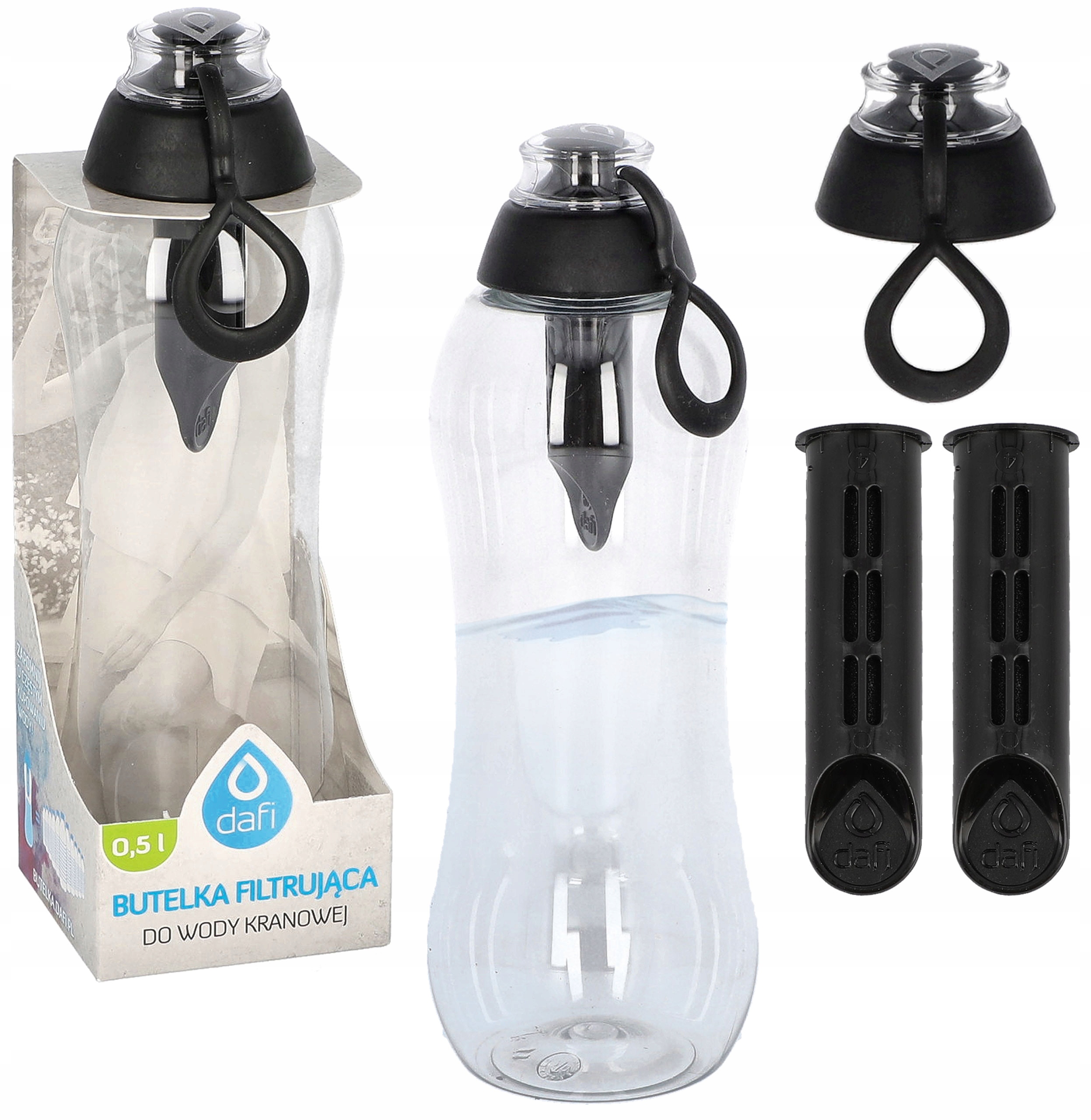 BUTELKA FILTRUJĄCA Dafi Soft 0,5 + 3 FILTRY WKŁADY