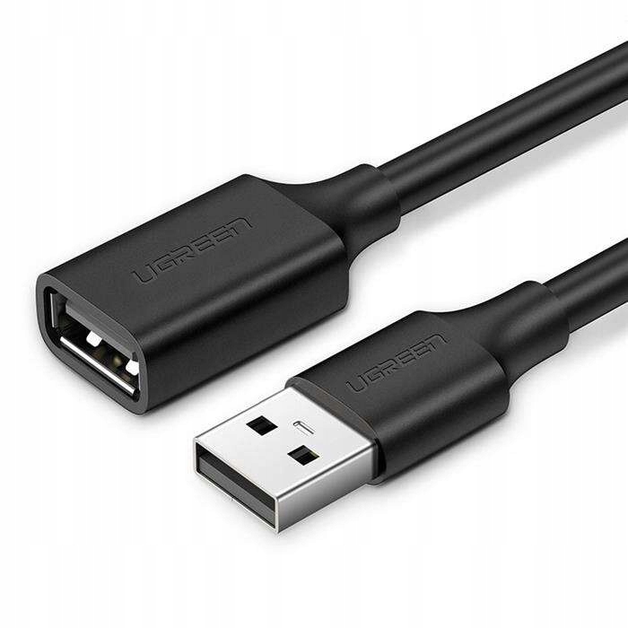Ugreen kabel przedłużacz Usb męski Usb żeński 2.0 480Mb/s 3m czarny US103