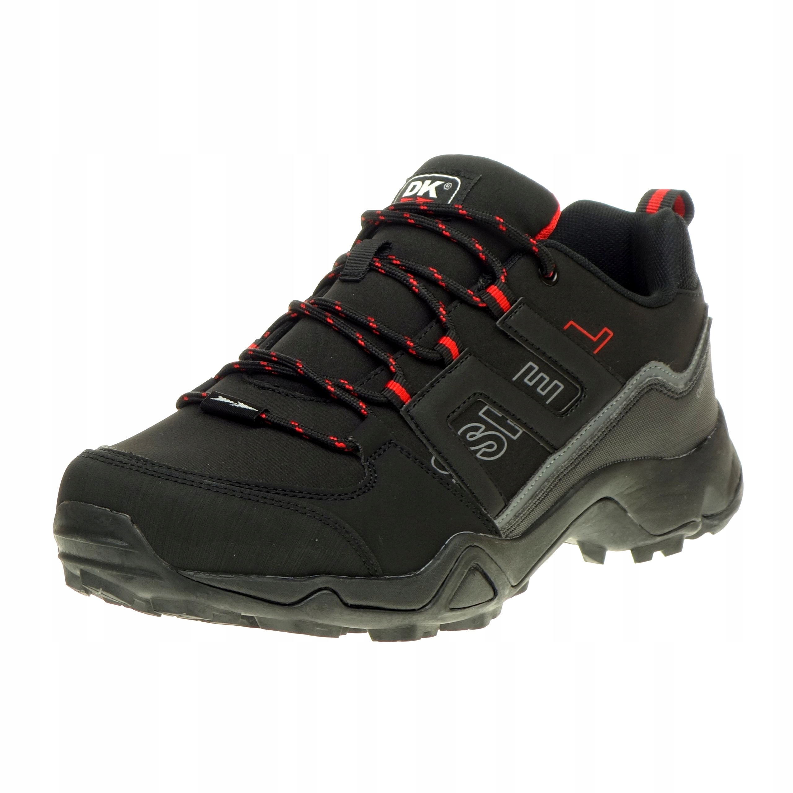 Pánské trekové boty Dk Spirit SoftShell Outdoor BlkRed 43