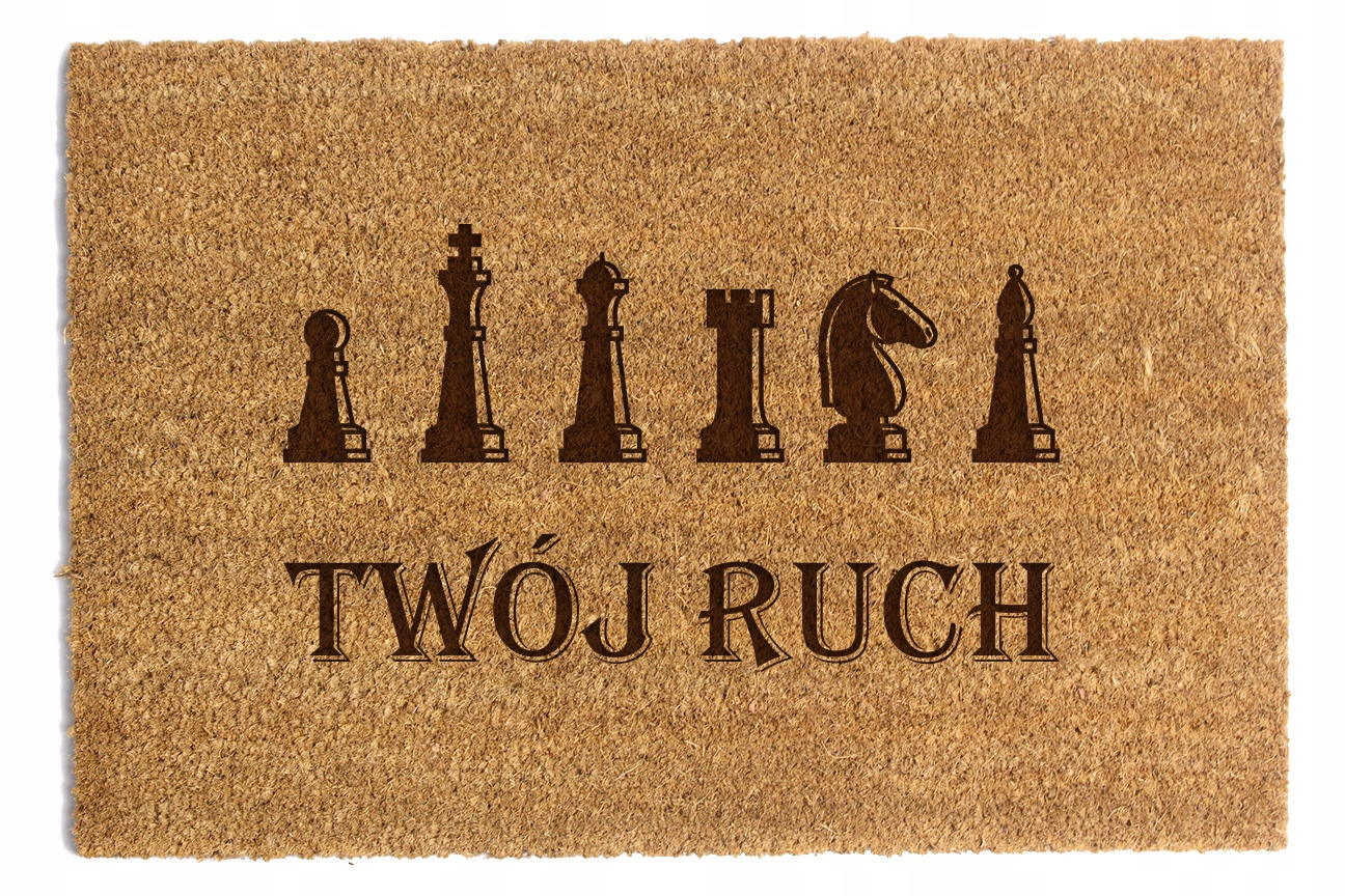 Stěrač Na Dveře „šachy“ 60x90 cm