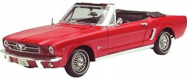 Ford Mustang 1/2 1964 červený 1:18 model Motormax 73145