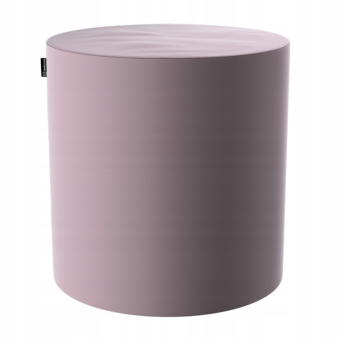 Dekoria Puf Barrel zhasnutý růžový velvet velur