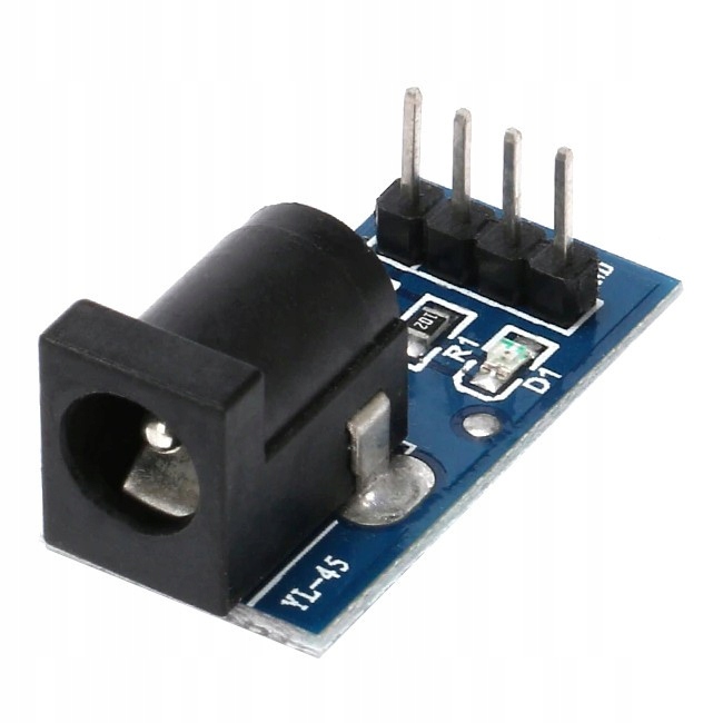 

732 Gniazdo DC 2,1/5,5mm płytka prototypowa