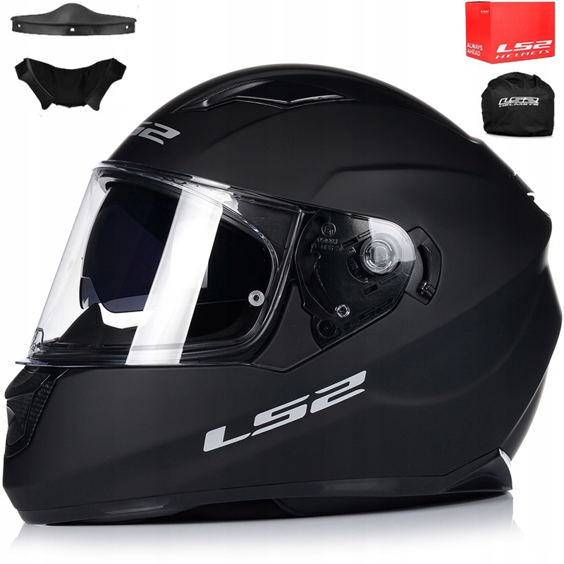 

LS2 FF320 Black Matt Kask Motocyklowy r.S Zestaw
