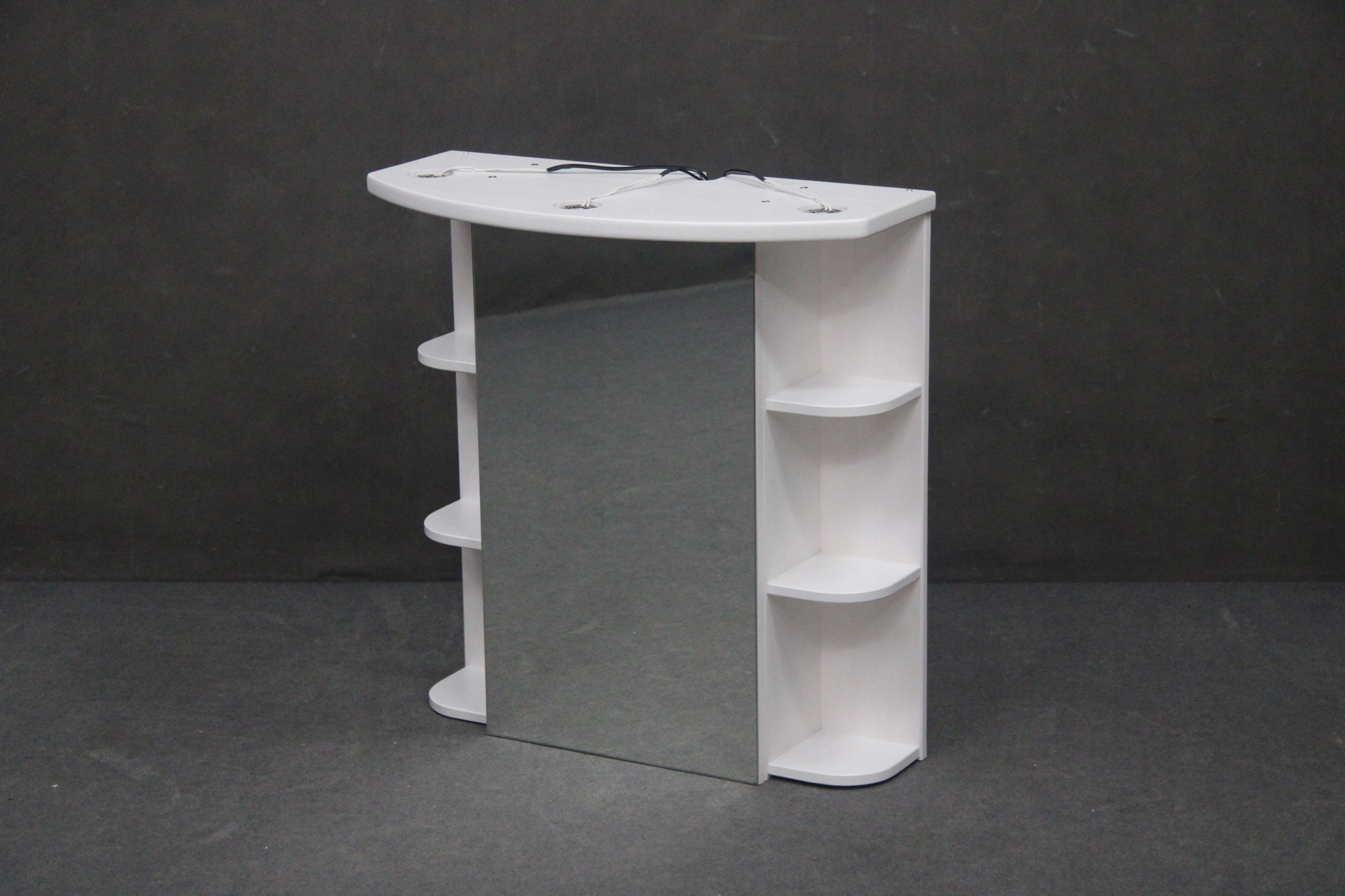 

Szafka z Lustrem Wisząca Biała Łazienkowa Sosna Wz