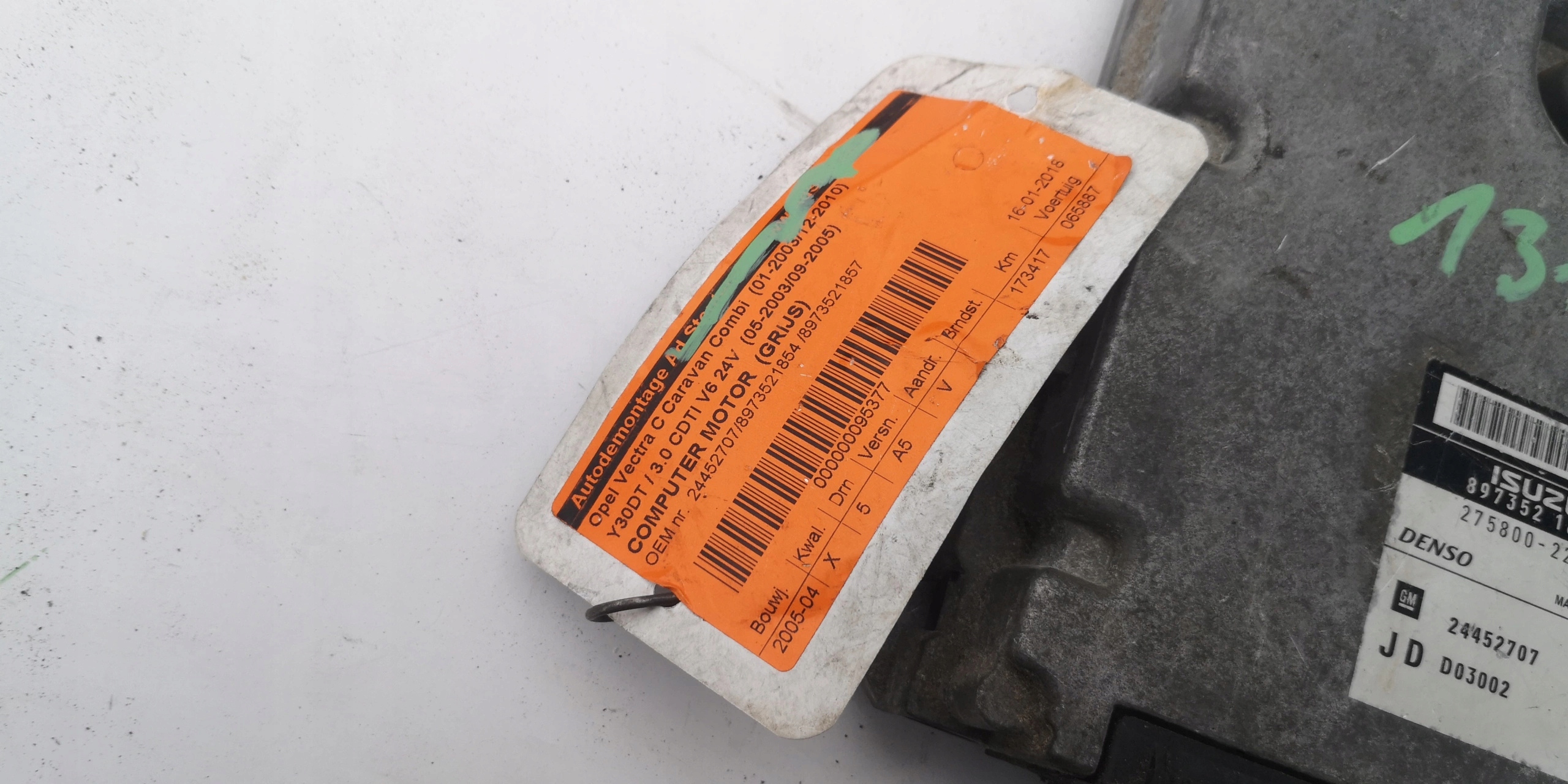 OPEL VECTRA C 3.0D 24452707 8973521857 computer EC