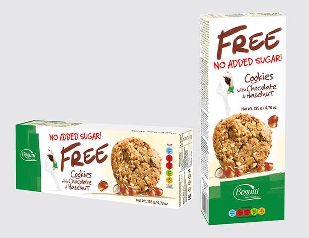 CIASTECZKA Z CZEKOLADĄ I ORZECHAMI BEZ CUKRU 135g