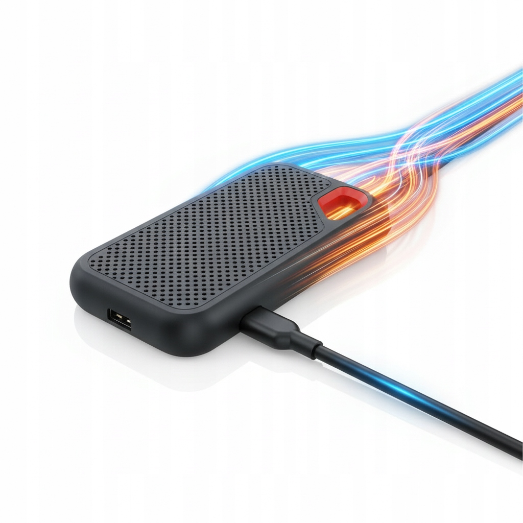 rychlý Ssd disk Přenosný 2TB Usb-c pro iPhone Android Notebook Mac