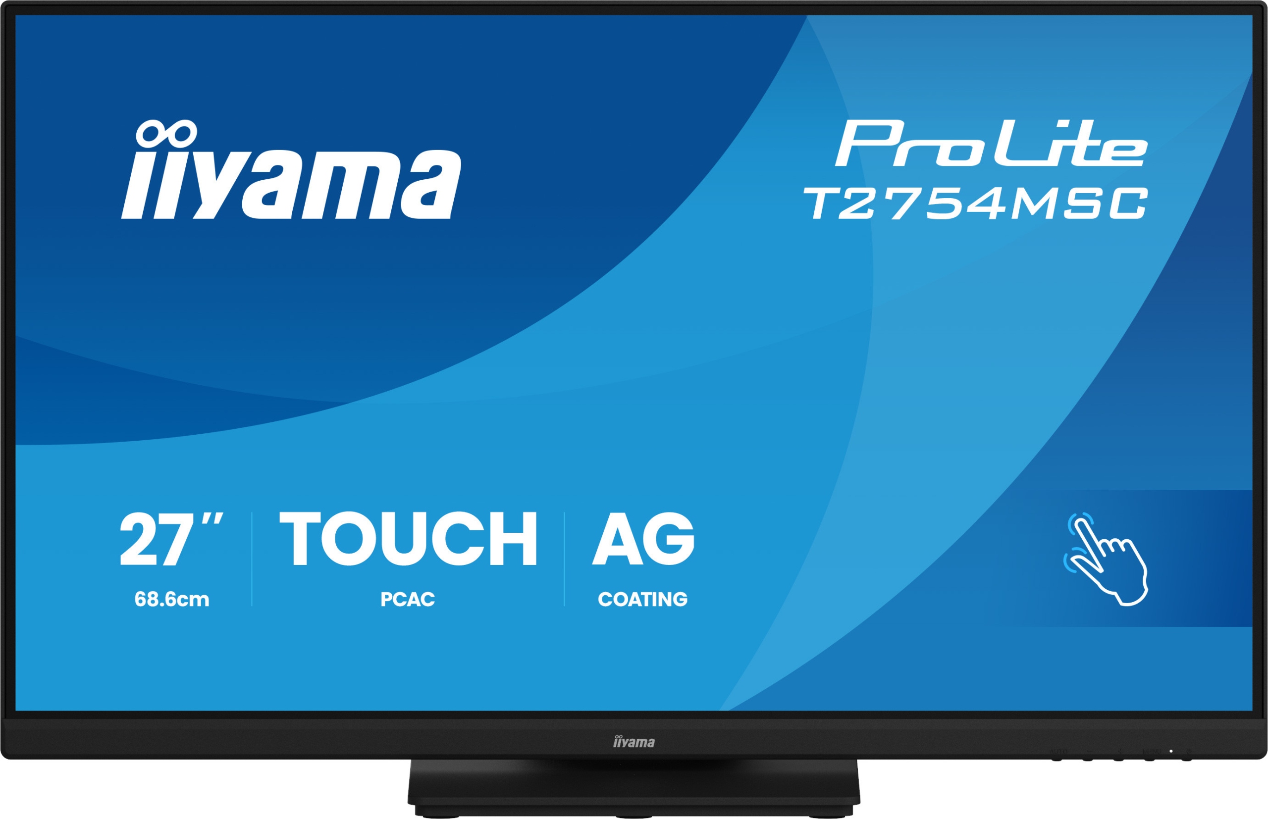 27" iiyama T2754MSC-B2AG: Ips, Fhd, Ag, 10P, Hdmi, repr T2754MSC-B2AG