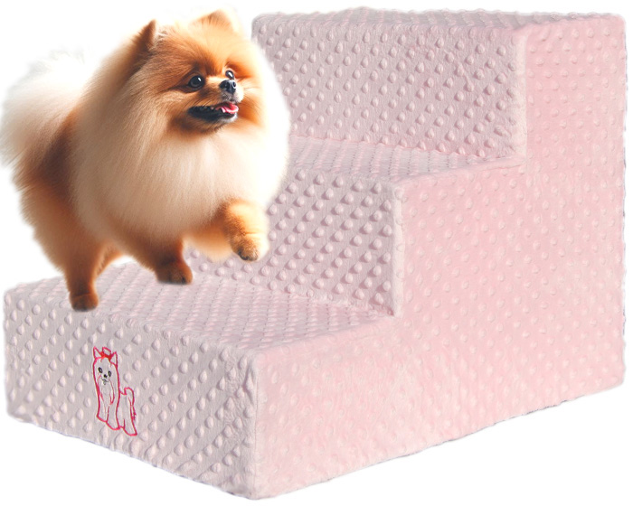 Levně Stupně schodů pro psa rampa plošina schody pro malého psa yorkšírský špic