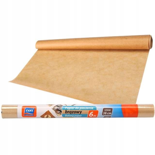 

Papier do Pieczenia powlekany Brązowy rolka 6m