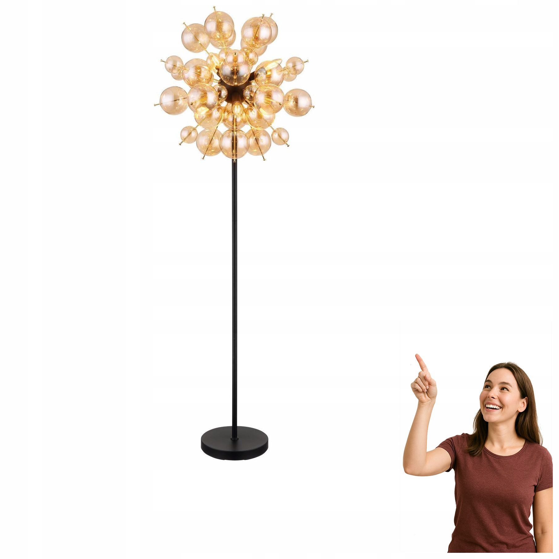 Podlahová lampa Udo 15633SA Globo