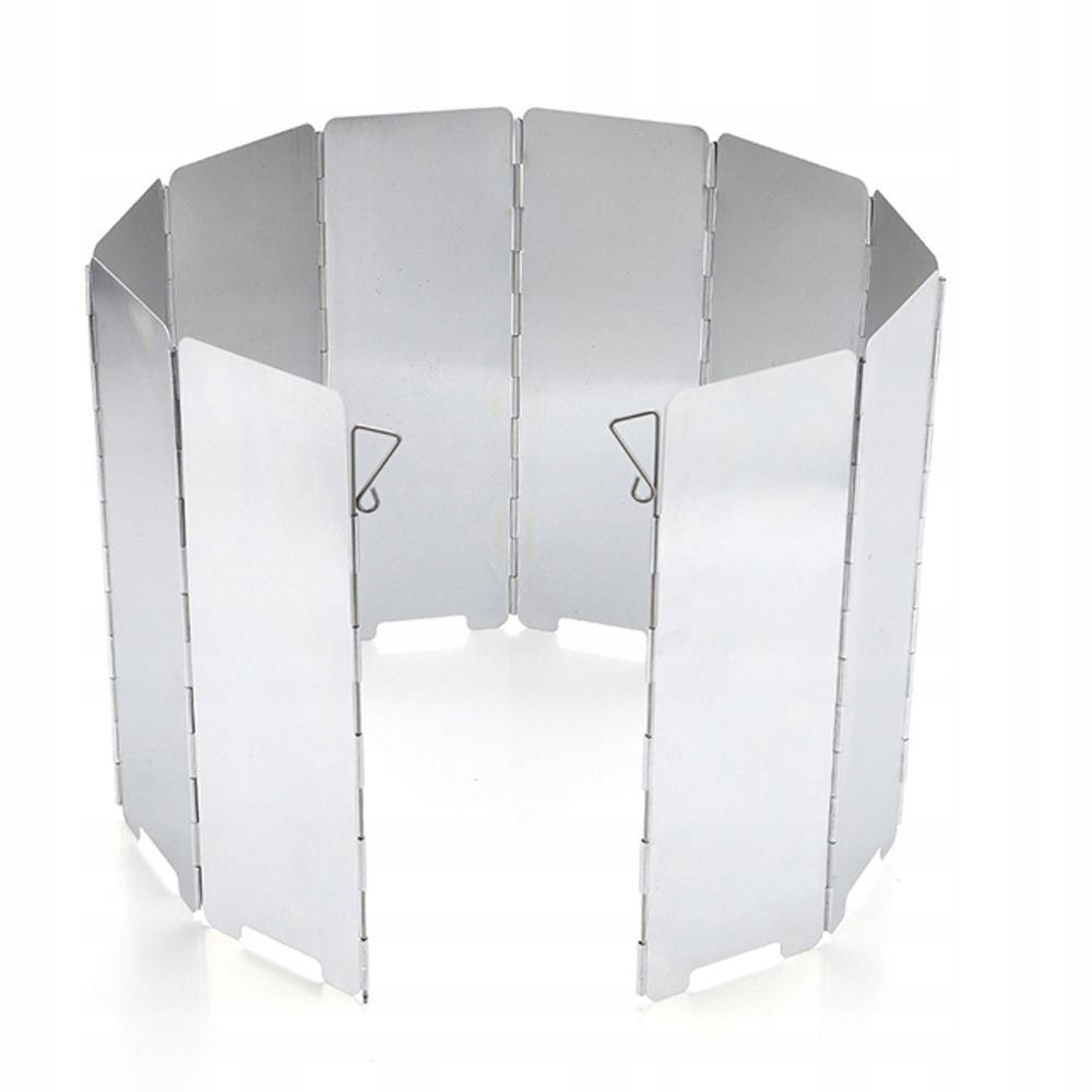 OSŁONA PRZECIWWIATROWA DO KUCHENKI PALNIKA SKŁADANA KONSTRUKCJA 24x84 CM Liczba pól grzewczych/palników 0