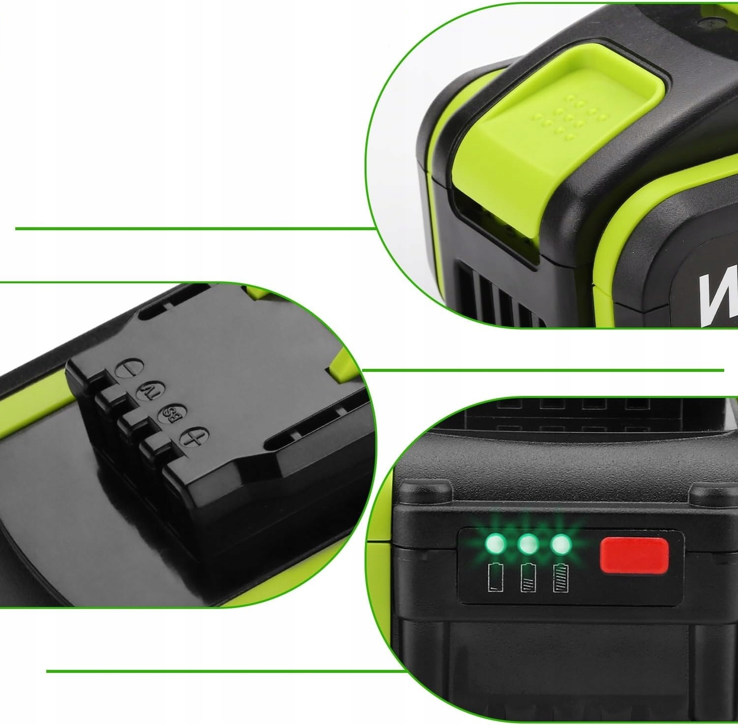 Bateria Bateria pre Worx LITHIUM 20V 6.0AH Allegro