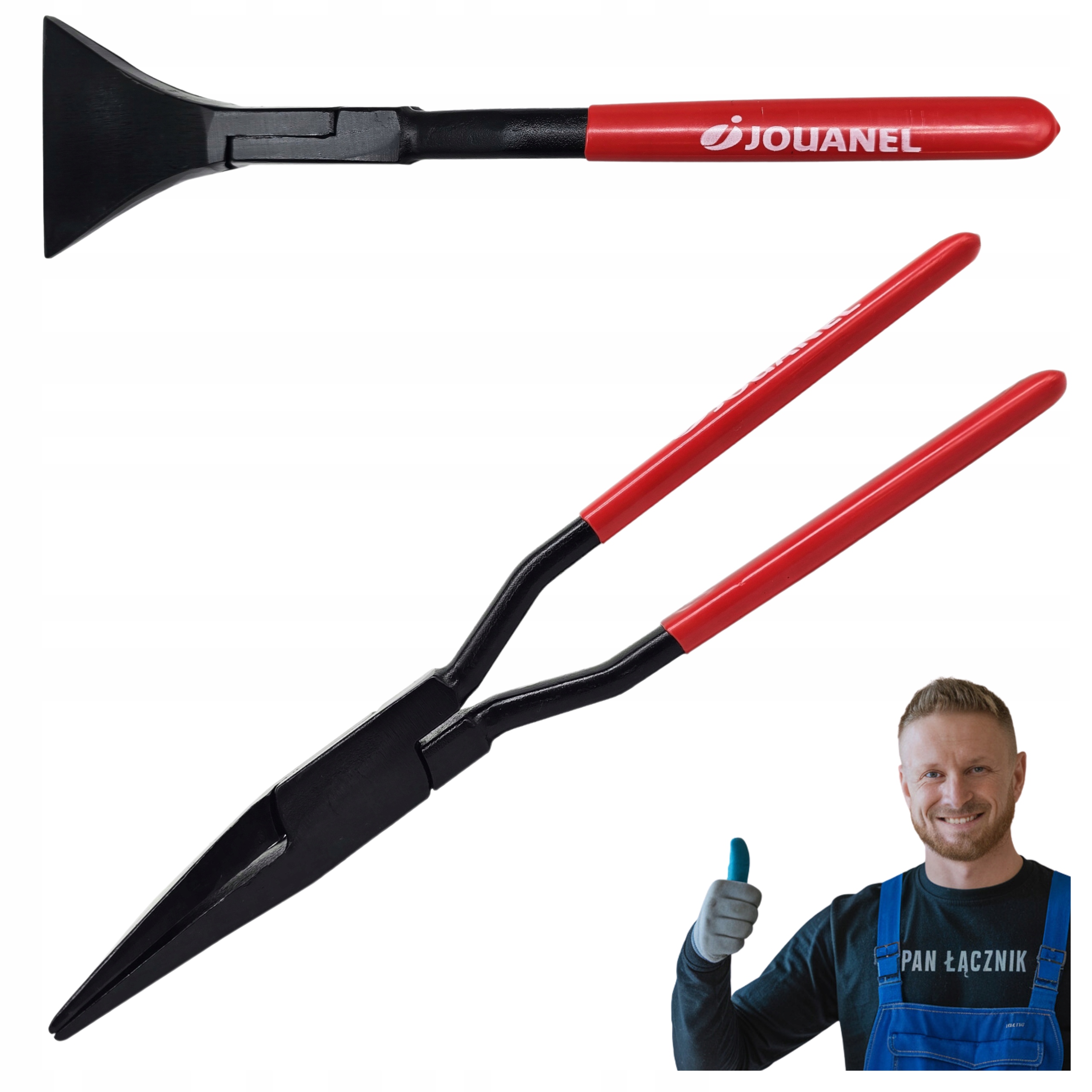 Plechové kleště rovné 80 mm, hloubka 60 mm pro přesné ohyby