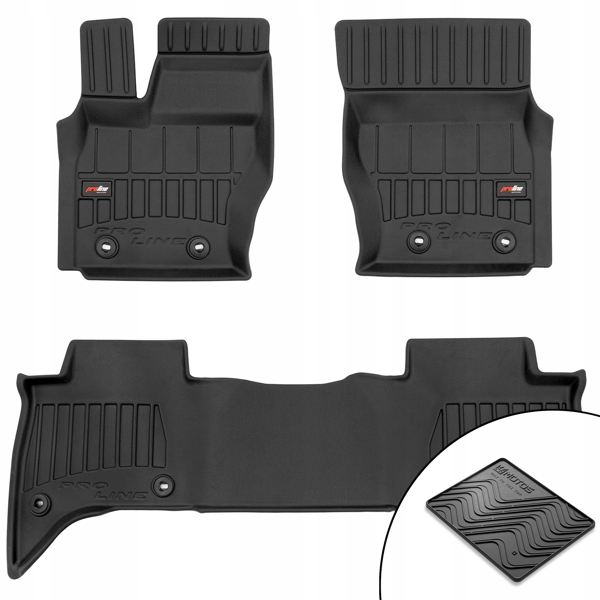 Gumové rohože 3D Land Rover Range Rover IV 2012-2021 rohož zdarma