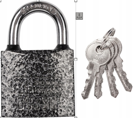 

Kłódka stalowa czarna 40mm Richmann mrozoodporna