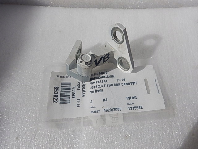 VW PASSAT CC LEWY ZAWIAS GÓRNY DRZWI 3C4833401D