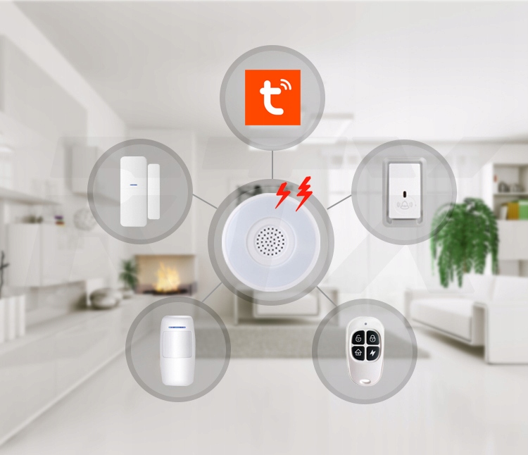 Czujnik Ruchu Bezprzewodowy 433MHz do Alarmu RTX Marka RTX