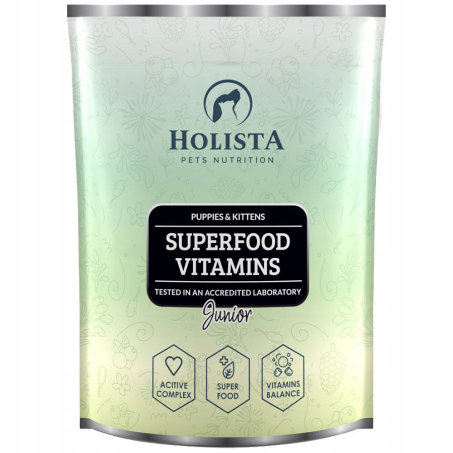 Levně Holista Superfood Vitamins Junior 600 g Vitamíny Pro Mladé Psy A Kočky