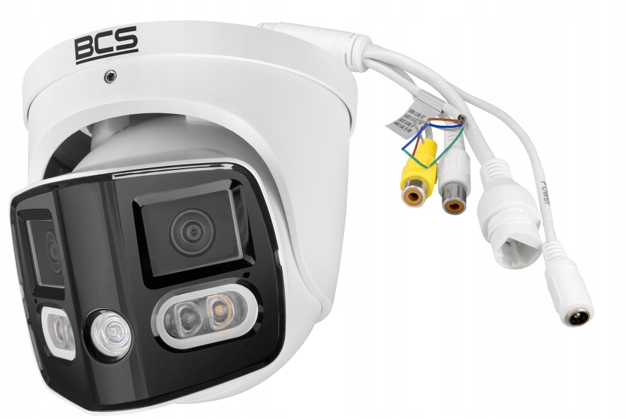 Kamera BCS-L-PEIP2X4FCR2L2-Ai1 Zewnętrzna Ip 8MP Panoromiczna Głośnik Alarm