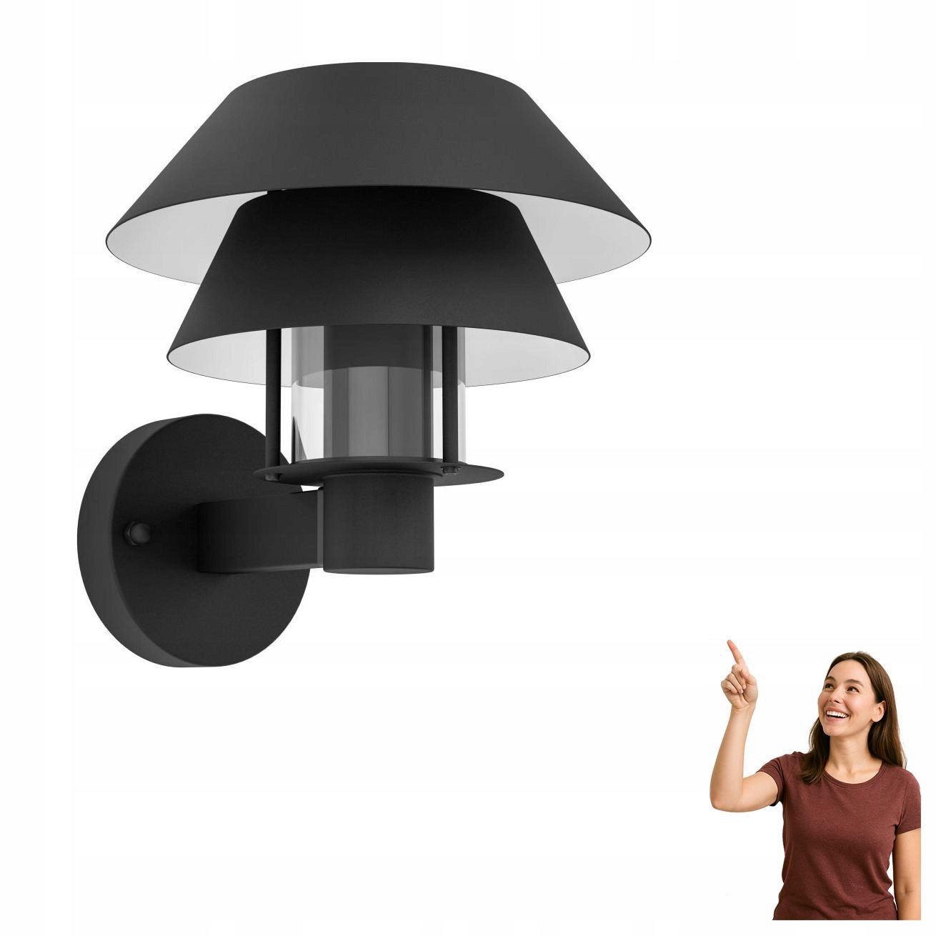 Venkovní nástěnné svítidlo Chiappera 900287 Eglo