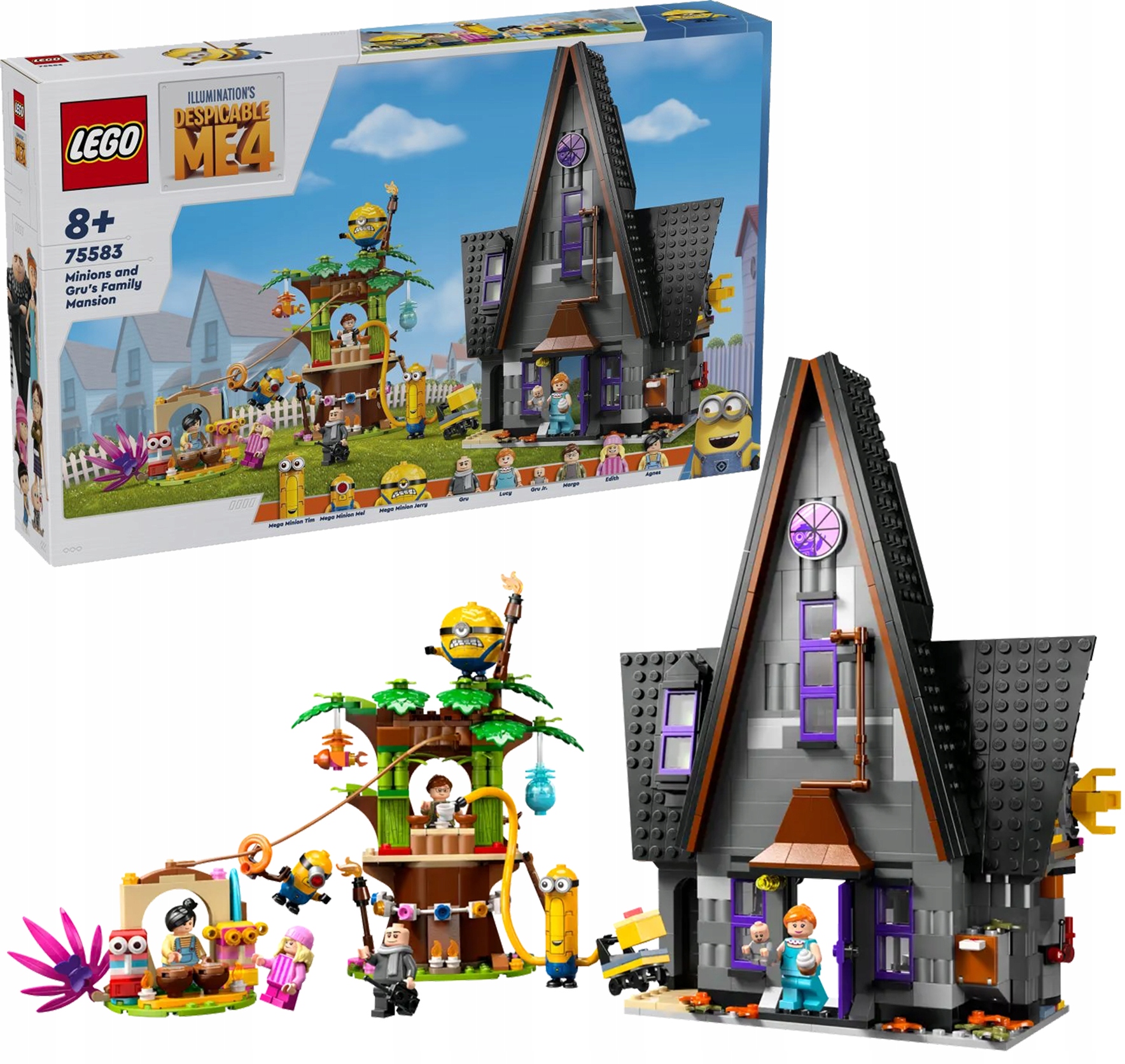 Lego Mimoni Rodinná rezidence Gru I Minionków 75583