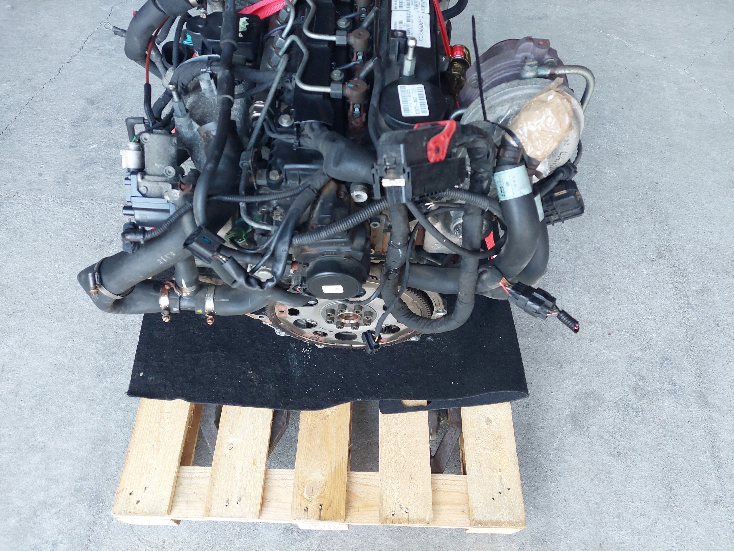 engine complete D20T D20DTF SSANGYONG KORANDO 3 III 2.0 D E-XDI 89000KM