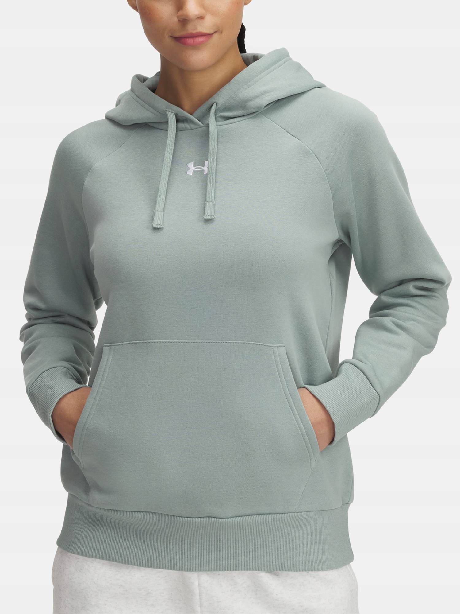 Mikina Nerozepínací S Kapucí Ua Rival Fleece Hoodie Xs